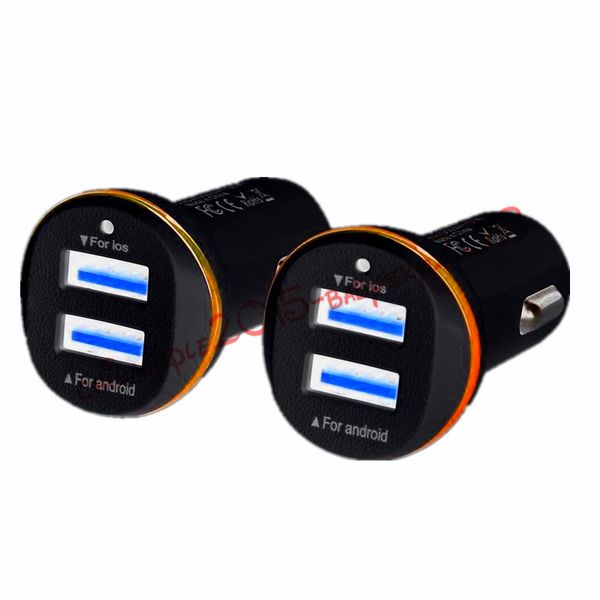

car charger 3.1a cigarette car charger auto power adapter chargers for iphone android phone gps mp3 pc