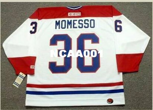 

men #36 sergio momesso montreal canadiens 1986 ccm retro away hockey jersey or custom any name or number retro jersey, Black;red