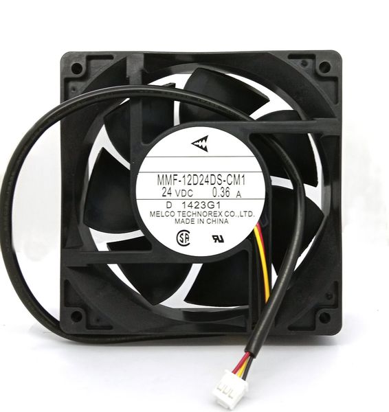 Nuovo Originale MMF-12D24DS-CM1 DC24V 0.36A 120x120x38MM 3 Linee Ventola di Raffreddamento Inverter