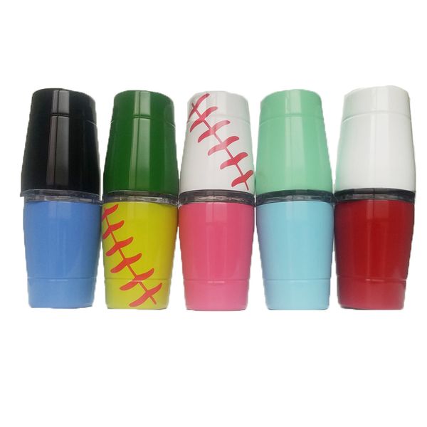 

wine tumbler 9oz baseball cups double wall kids cup stainless steel tumblers with lids straws coffee mug wine glasses