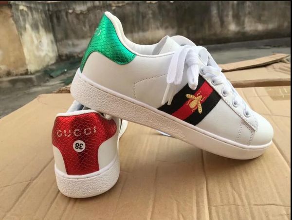 

New ace embroidery mall bee women mall white hoe fall fa hion flat ca ual hoe neaker for men women zapato walking hoe