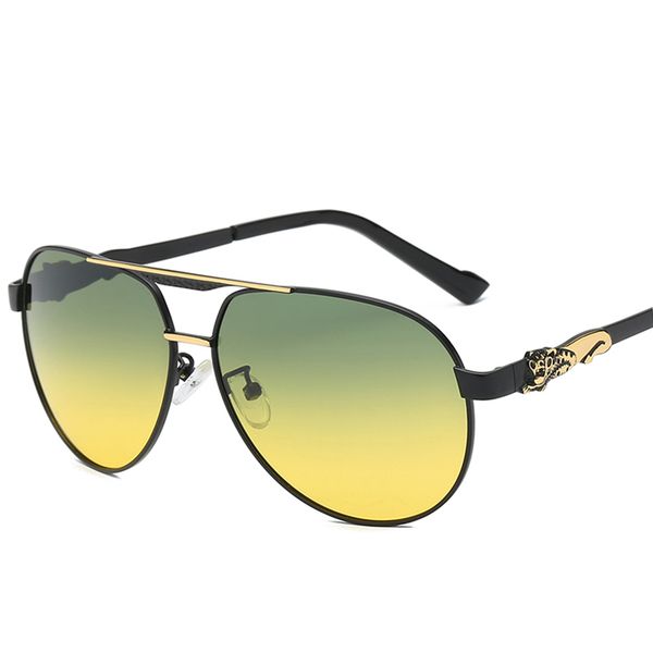 

ночь вождения очки день и ночь поляризованные солнцезащитные очки мужчины металл старинные видения очки марка мужские солнцезащитные очки во, White;black