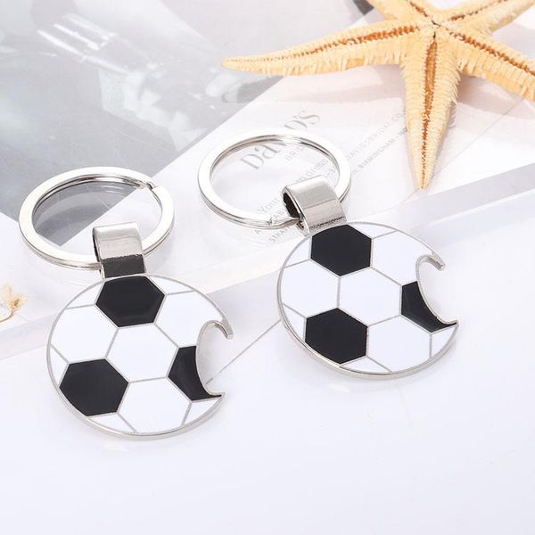 

new football bottle opener key keychain 2018 world cup metal aolly key chain football key chains ing