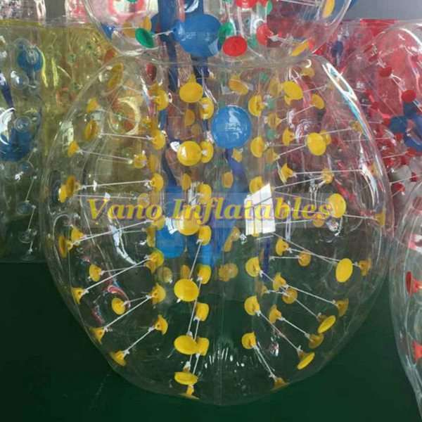 Kabarcık Topu TPU Kalite Şişme Vücut Kabarcık Futbol Takımları Zorbing Tampon Topları 1.2 m 1.5 m 1.8 m Ücretsiz Kargo