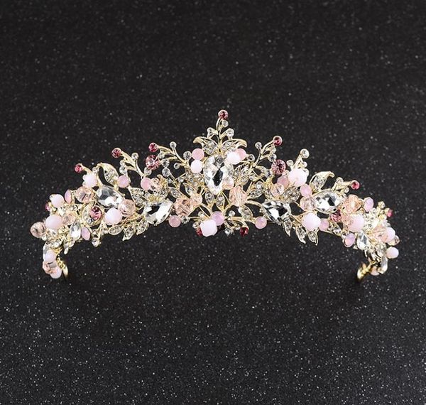 

europe and america baroque crown alloy drill diamond girl brides hair brides headwear, Silver
