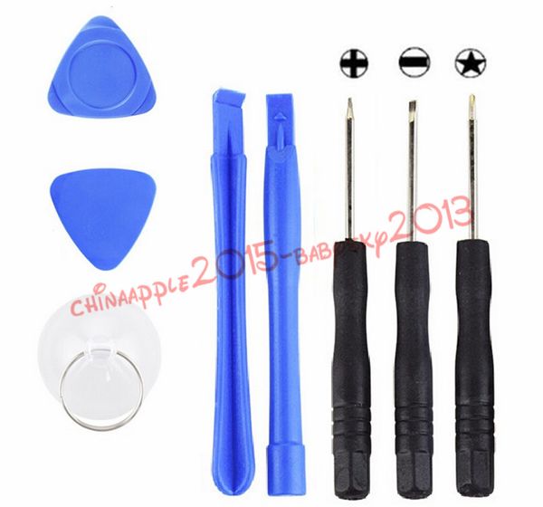 

reparing tools 8 in 1 repair pry kit opening tools pentalobe torx slotted screwdriver for iphone 4 4s 5 5s 6 moblie phone