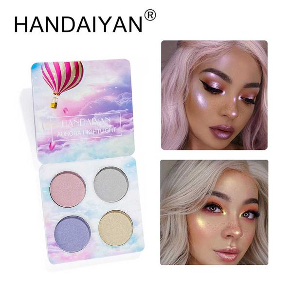 

handaiyan fashion glitter eyeshadow palette face contour eye shadow makeup shimmer shine powder beauty makeup tool for women