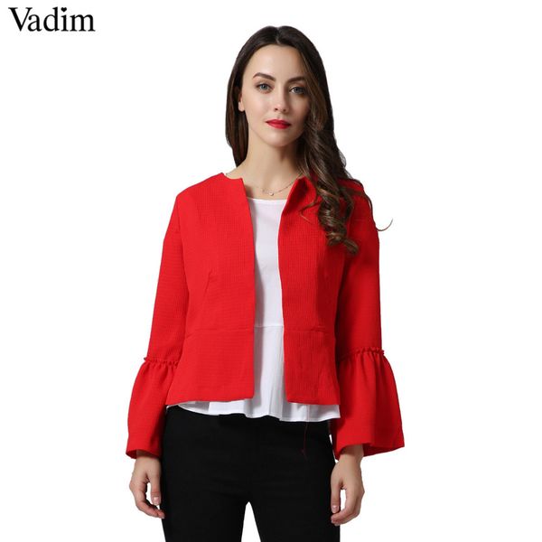 Virtual Store USA women elegant solid jacket s CT1481