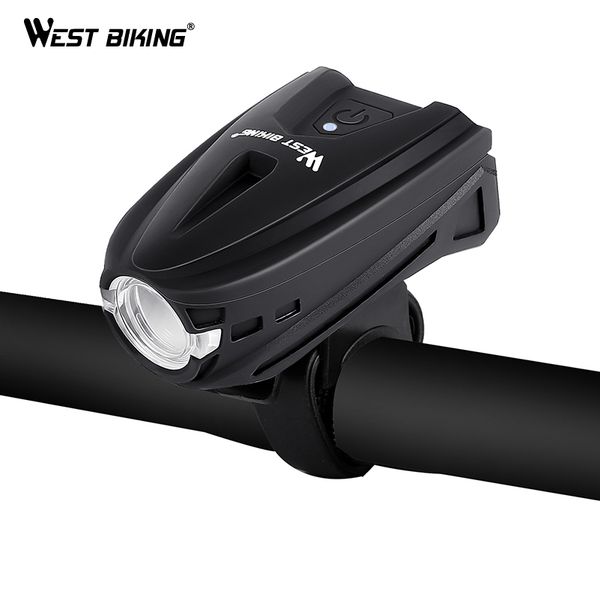 

west biking usb rechargeable bicycle light touch lamp mtb road bike led cycling front light 250 lumens headlight