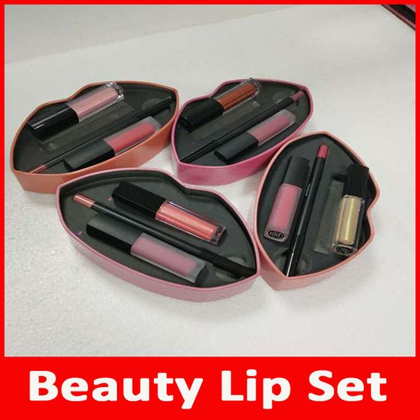 

Beauty lip tick big mouth lip glo lip line et makeup lip tick 5 color with retail box dhl