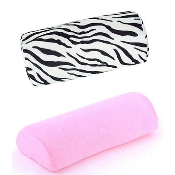 

professional half hand cushion rest pillow long nail art design manicure soft column, Silver