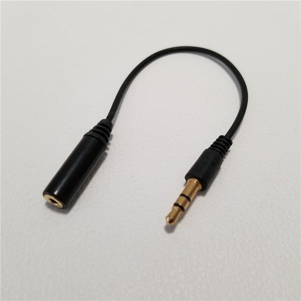 Kulaklık dönüştürücü 3.5mm erkek ila 2,5mm dişi aux kulaklık adaptörü jak ses kablosu