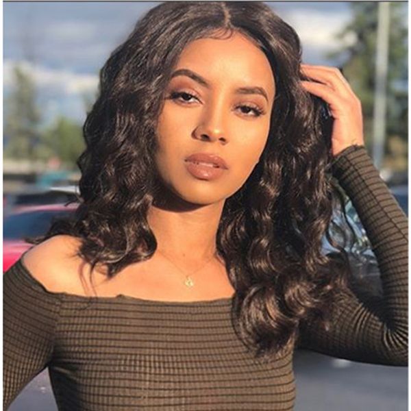 Peruvian 360 Lace Frontal Wig Pre Plucked With Baby Hair Short