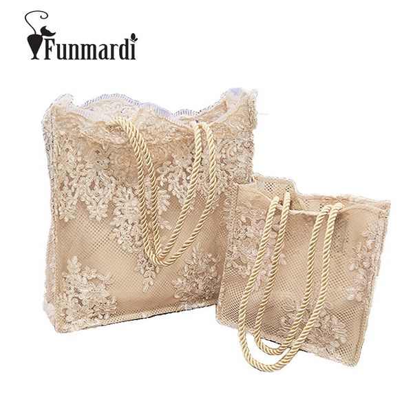 

funmardi new casual womens lace handbags lovely sweet fashion shoulder bag star style trendy totes bags 2018 fresh bags wlam0228