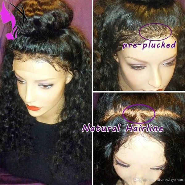 

selling part loose curly wigs black full density short synthetic lace front wig with baby hair