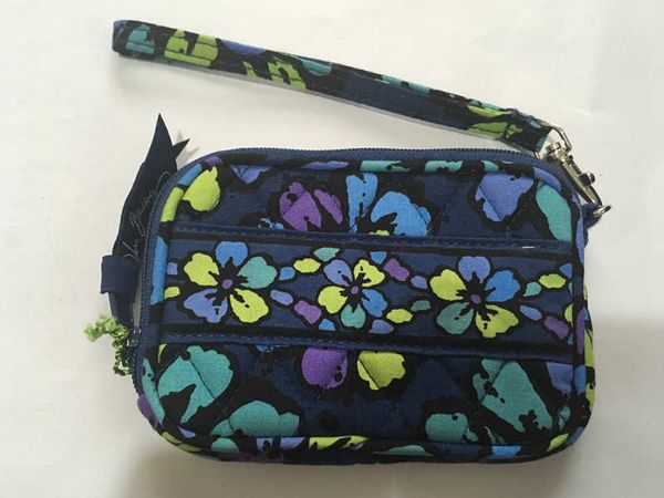 

nwt wristlet zipper tech case card coin purse wallet, Red;black