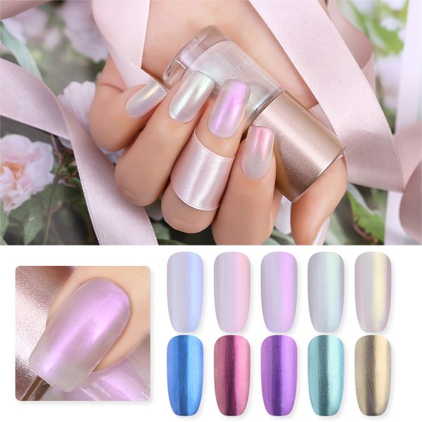 

nicole diary 6ml mermaid nail polish shimmer shell nail lacquer colorful stamping varnish 5 colors manicuer art vernis