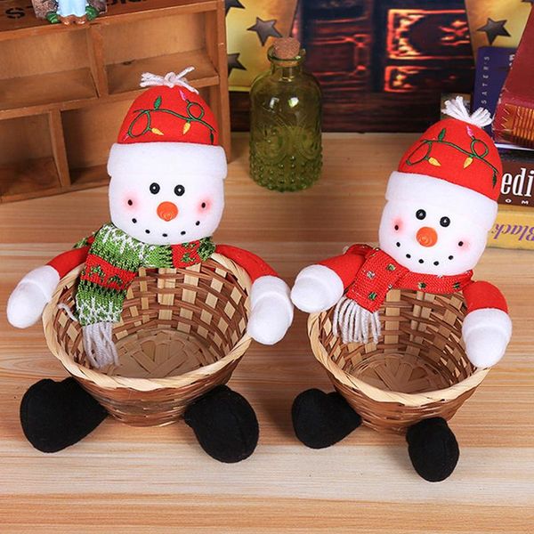 

large size christmas decoration candy basket deskchildren's candy basket for xmas new year home decoration ornament