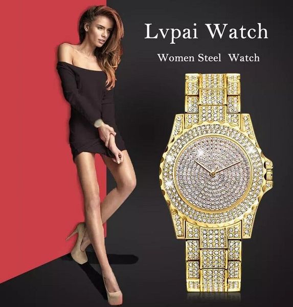 

Роскошные кварцевые дизайнерские женские часы сапфировые женские золотые часы с