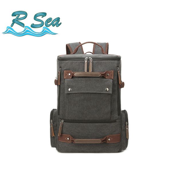 

backpack men retro travel backpack outdoor sports hiking bag large capacity multi-function waterproof mountaineering