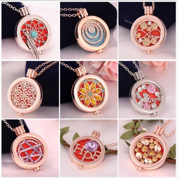 

мода кристалл сердце dreamcatcher духи медальон ожерелье ароматерапия эфирное масло диффузор ожерелье для женщин ювелирные изделия, Silver