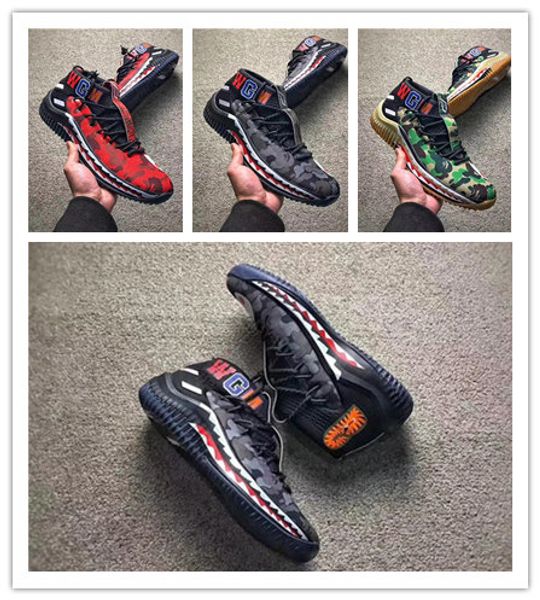 

2018 горячая распродажа Damian Lillard 4 Shark Camo мужская баскетбольная обувь для мужчин Dame VI
