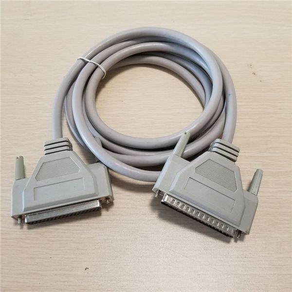 

10pcs/lot db37 37pin 3h2 male to female data extension cable pure copper white 3m