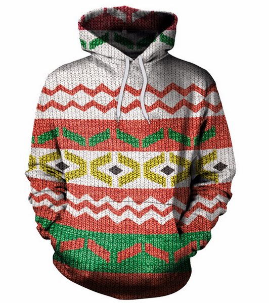 

fashion women/men ugly christmas harajuku style funny 3d print casual hoodies plus size kk179, Black