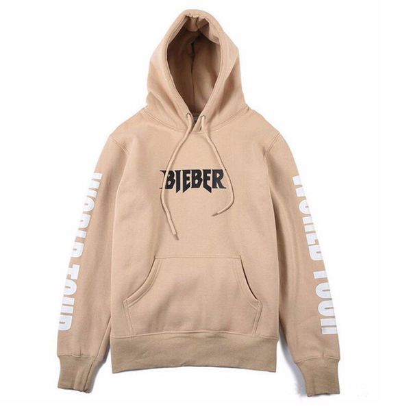 

new 2017 justin bieber purpose the world tour hoodie sweatshirt women men hoodies spring autumn long sleeve outwear, Black