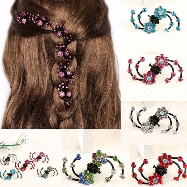 

New plum-flower small hair clamps, fashion crystal hair jewelry,Wedding Hair Jewelry for the best her