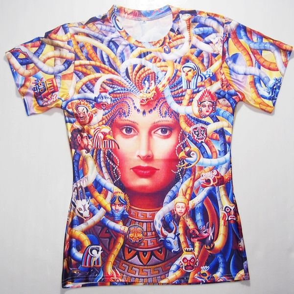 

wholesale unique style 3d skull / mask ladies print tee shirts summer fashion mens t shirt, White;black