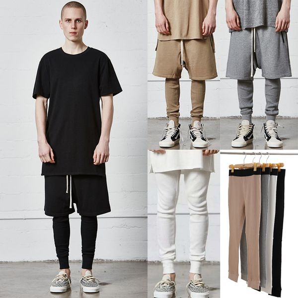 

Страх Бога мужчины леггинсы брюки высокое качество вафельные хлопковые колготки