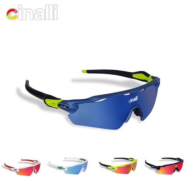 

naga sire cinalli c-078 sunglasses cycling racing outdoor sport googles protective tr90 frame eyewear w/ black polarized lens ok