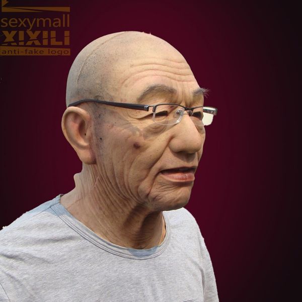 

halloween mask carnival mask silicone the old man face masquerade