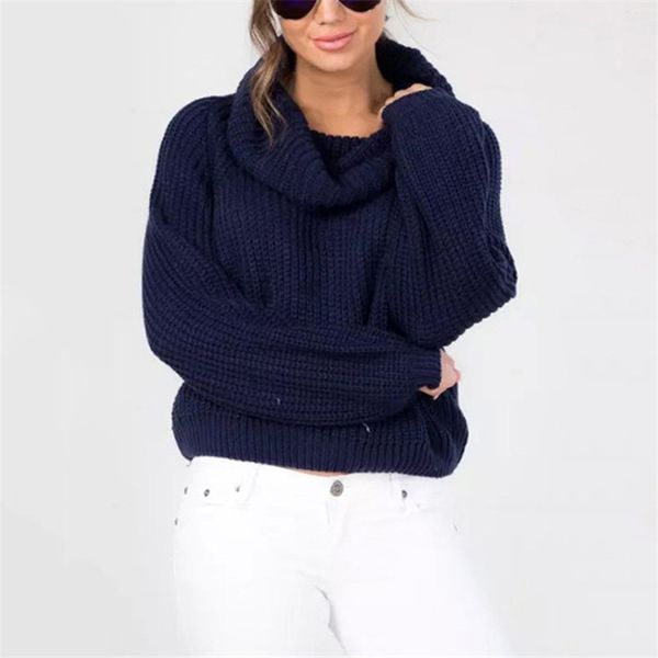 

wkoud winter candy colors sweaters women fashion new turtleneck pullovers casual loose solid knitted pullover m8088, White;black