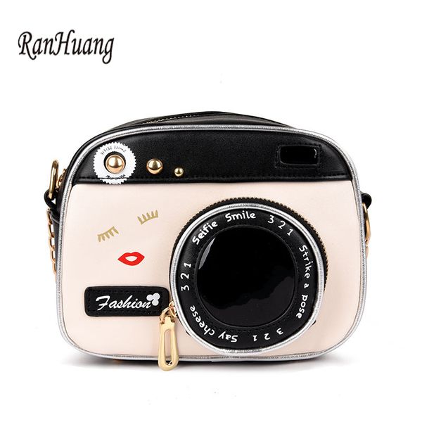 

ranhuang 2018 women mini shoulder bags fashion flap camera design leather messenger bags women's vintage crossbody bags a1042 d18102407
