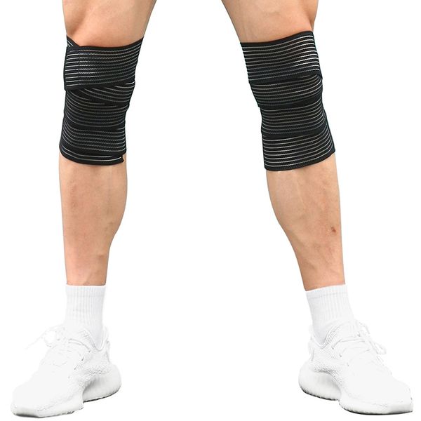

mountaineering kneepads fitness skating bandage cycling sports safety professional nylon women pressurized knee support, Black;gray