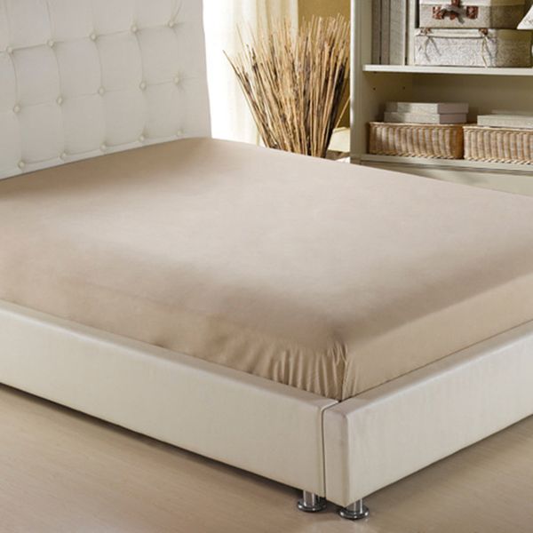 

new style solid color bed sheet 100% polyester protect cover bed with elastic band bedspread sheet home decoration sale
