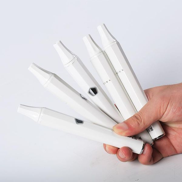 

authentic g9 wax portable pen vaporizer starter vapor cig ceramic kit cigarette white vape coilless electric chamber e oil dmvkx