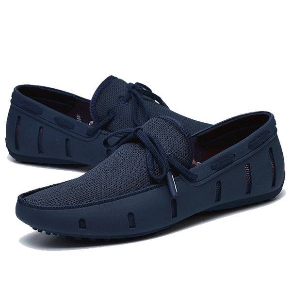 

Men Casual Shoes Summer 2018 Breathable Soft Driving Men'S Handmade Chaussure Homme Net Surface Loafers D50