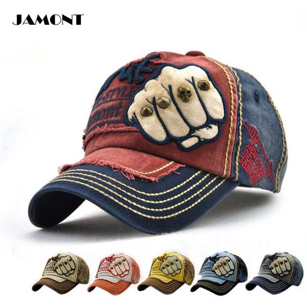 

jamont fist golf cap skull hats adjustable comfortable outdoor sport multicolor cotton golf hats 6 colors for man women, Black;white