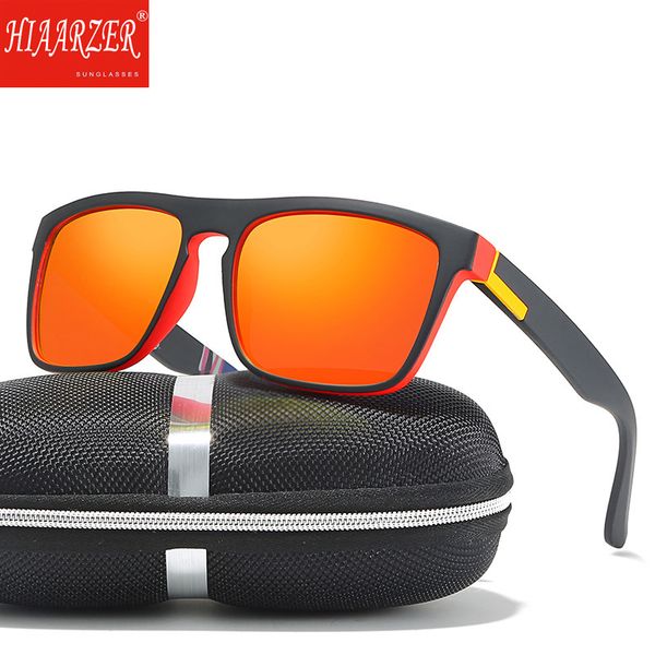 

men's polarized sunglasses driving fashion male square sun glasses retro uv400 eyewear oculos with package, White;black