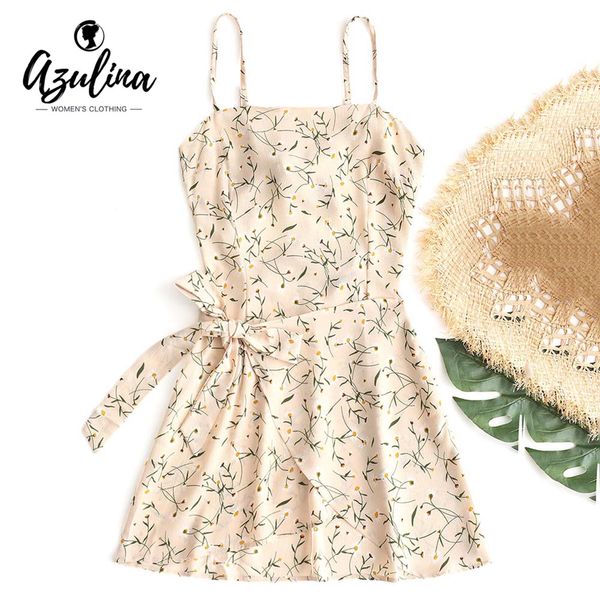 

azulina women dress bowknot cut out tiered mini dress girls clothing 2018 summer beach dresses spaghetti strap hollow out robe, White;black