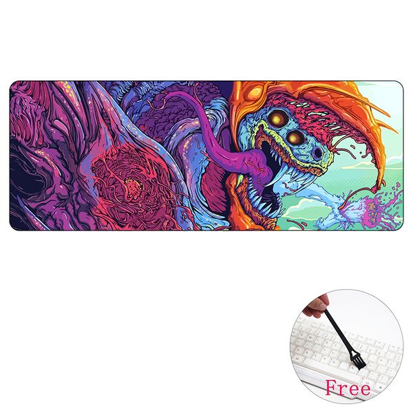 

80 * 30 см большой игровой коврик для мыши Коврик grande для CS GO Hyper beast AWP для CSGO gamer коври