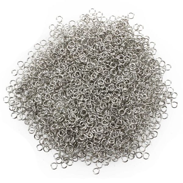 

lot 2000 rings 4mm silver color for jewelery, Silver;gold