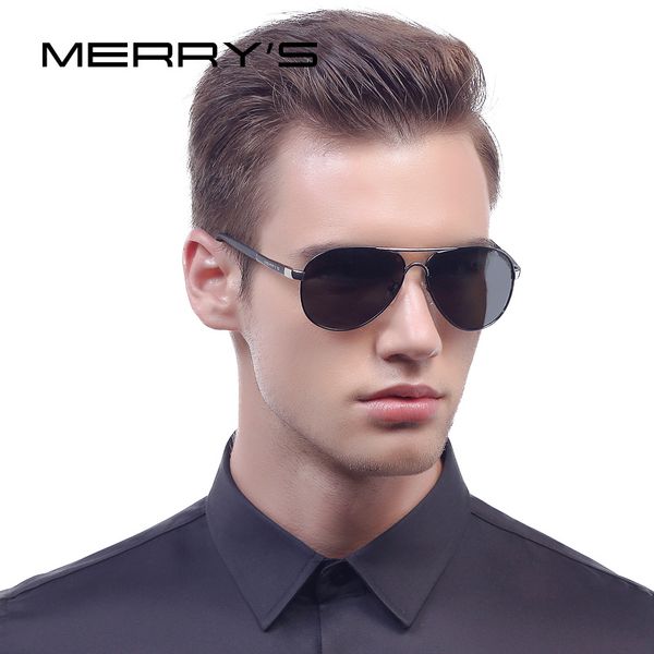 

merry's 2017 classic brand sunglasses men hd polarized aluminum male driving pilot eyewear luxury shades uv400 s'8513, White;black