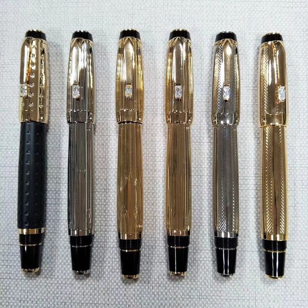 Acheter Unique Bohême Or Rouleau Stylo à Bille En Métal Stylo Papeterie Fleur Stylos Papeterie école Fournitures De Bureau écriture Marque Stylos De