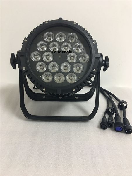 8 pezzi par led 18x10 par64 4in1 rgbw 18x10w led par light led par light impermeabile