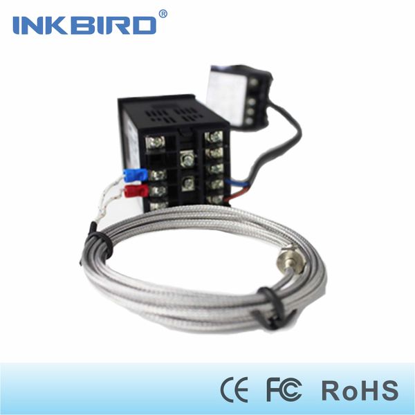 

inkbird dual digital pid temperature controller ac/dc 12-24v ssr relay output itc-100vl+ k sensor+ 25da ssr