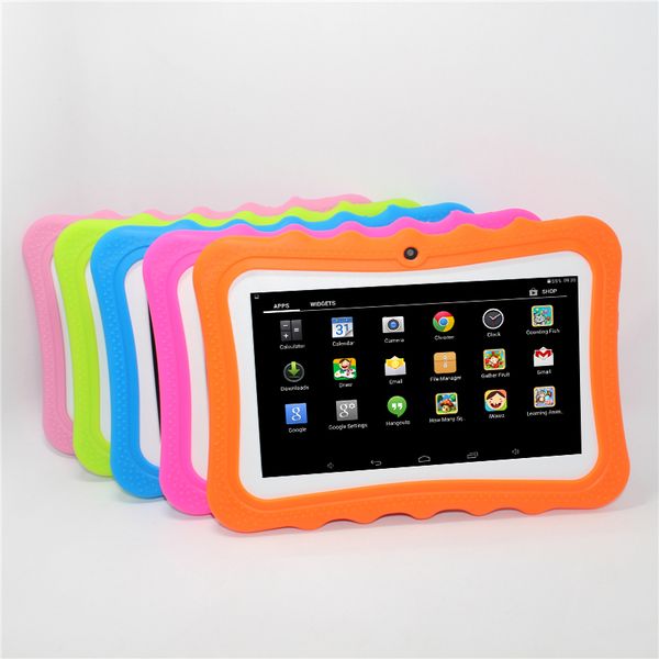

Распродажа!7 дюймов AllWinner A33 Q88pro дети Tablet PC Android 4.4 512 МБ + 8 г Quad core аварии доказательс